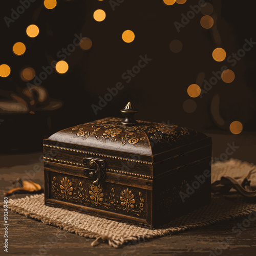 treasure chest with gold coins