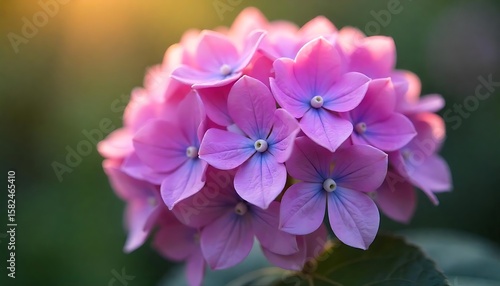 assortment of watercolor pastel flowers, creating a dreamy floral background, pink, purple, and blue hydrangea petals create a dreamy watercolor background, created with generative ai
