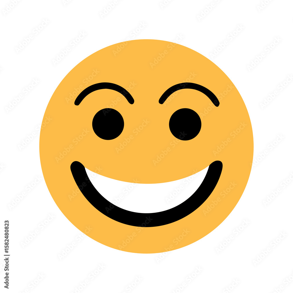 Fototapeta premium smiley face with smile