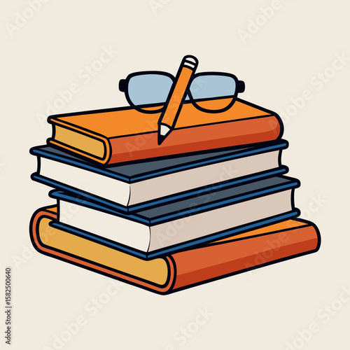 stack of books