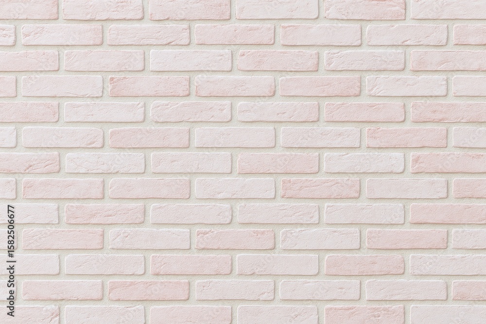 Fototapeta premium Pink and white brick pattern design