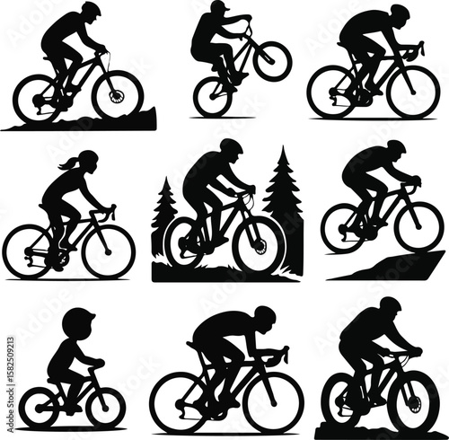 Bicycle Silhouettes – Styles, Stunts, and Motion
