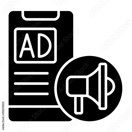 Social Media Ads  Icon Element For Design