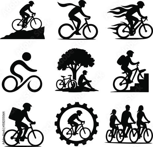 Rhythms of Resolve – Nine Silhouettes in Motion and Myth
