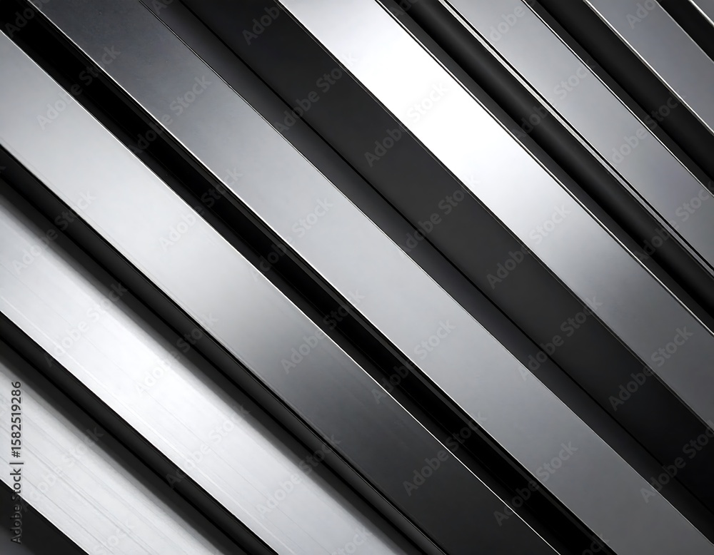 Obraz premium Metallic diagonal lines
