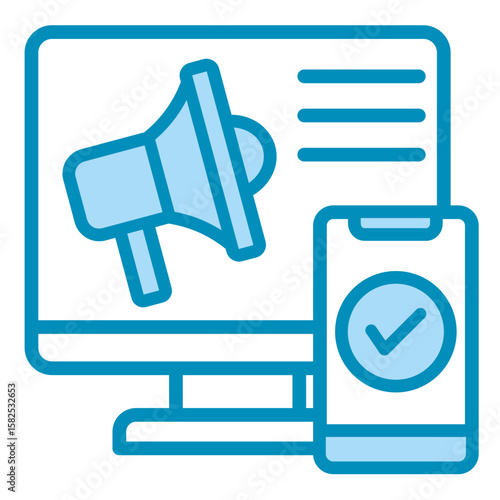 Multi-Device Access  Icon Element For Design