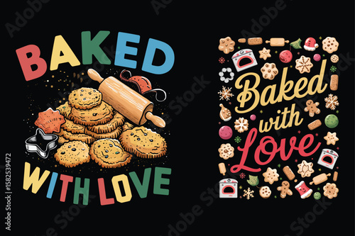 Baked With Love Cookies And Baking Tools rolling pin