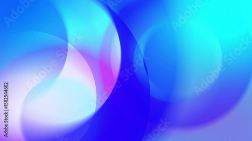 Abstract creative motion curve stripe glowing neon light colorful gradient background. Video animation Ultra HD 4k footage.