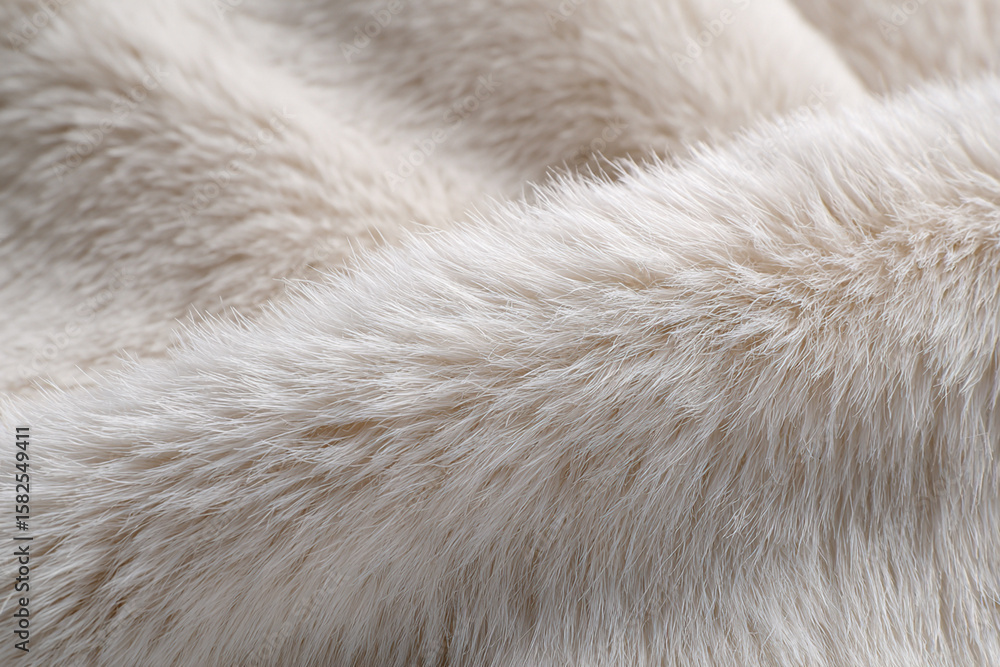 Soft white faux fur texture Soft white faux fur texture