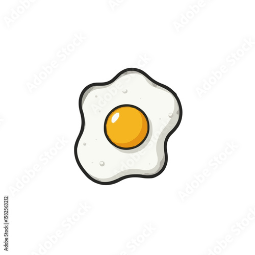 fried egg on a plate