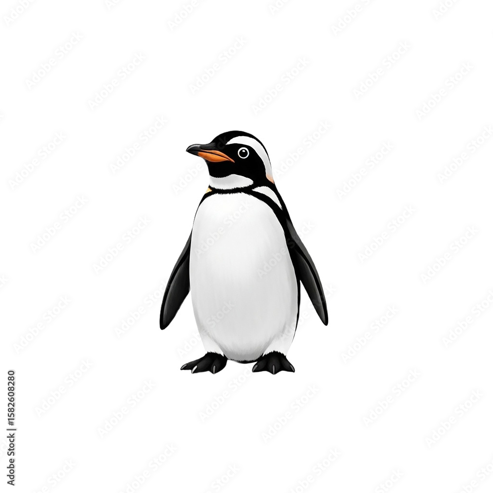 Fototapeta premium Chinstrap Penguin Antarctic Wildlife Bird Photography Majestic Creature