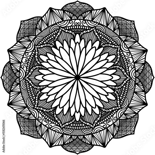 Gift pattern, mixed flowers, daisy, yellow flowers, pink flowers, blue flowers, black and white flower pictures