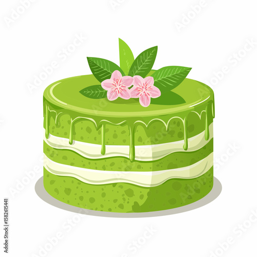 Green Tea Serenity Cake