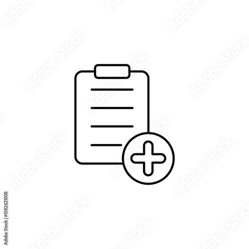 Icon a add task, isolated against a clean background.