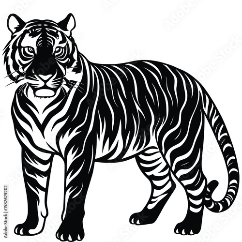 tiger silhouette