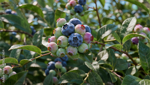 Wallpaper Mural blueberries on a branch Torontodigital.ca