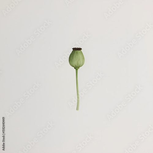 green poppy flower