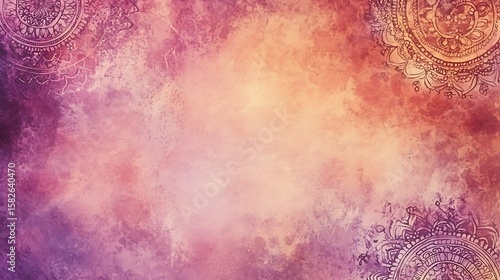 Abstract textured background with ornate patterns