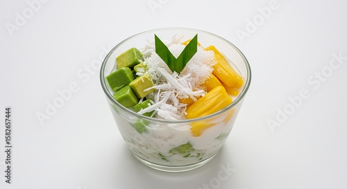 Indonesian Fruit Cocktail with Coconut and Avocado (Es Teler)