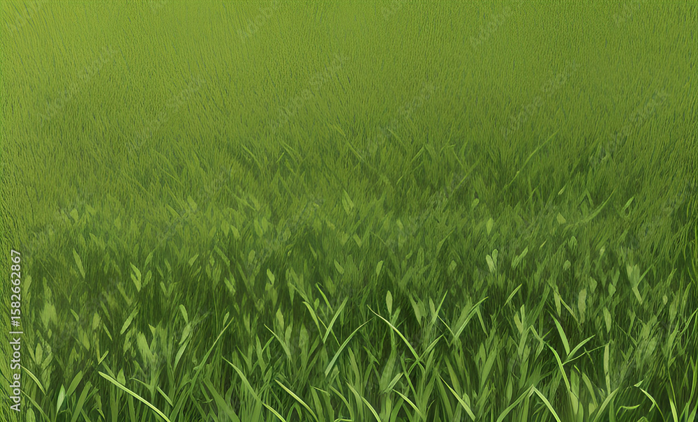 Obraz premium Green grass close up texture ecology