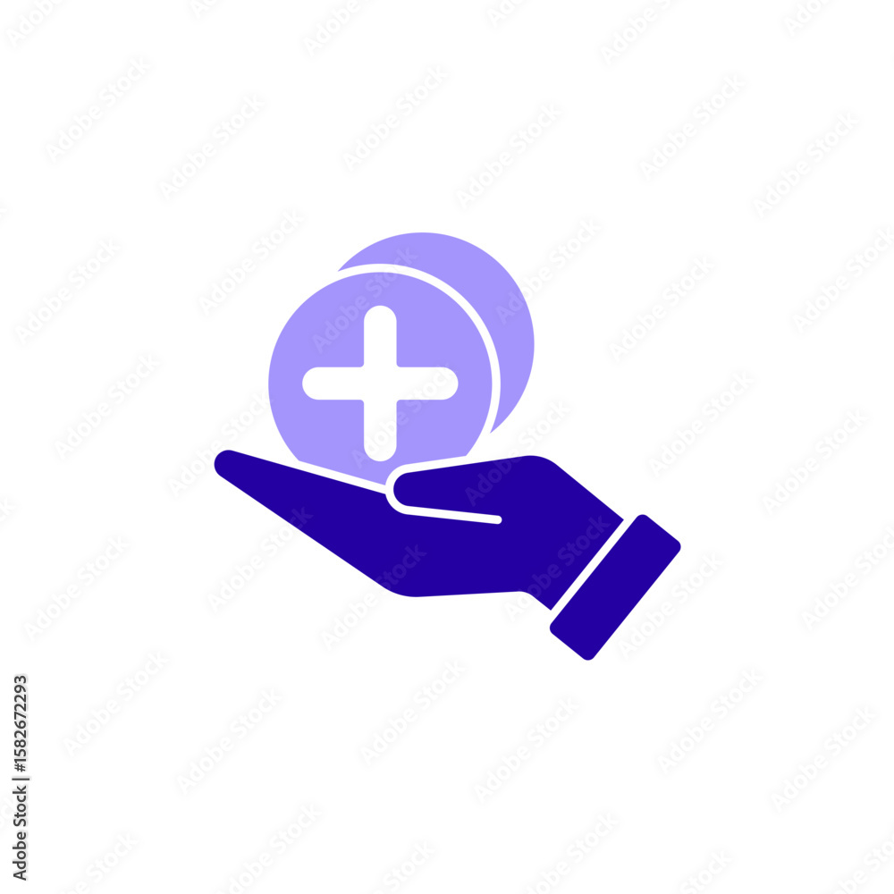 Obraz premium Icon a extra, isolated against a clean background.