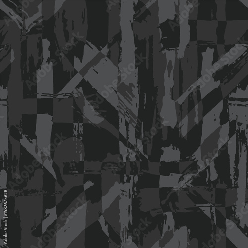 Black striped camouflage, m...