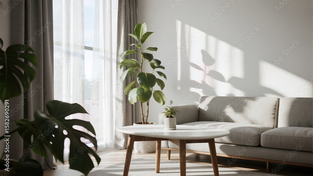 Fototapeta premium living room interior