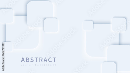 Neumorphism abstract vector background for wallpaper, cover, poster or banner