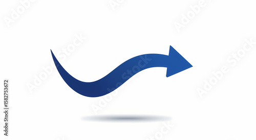 Curved Arrow Icon: Direction, Navigation, and Progress Symbol