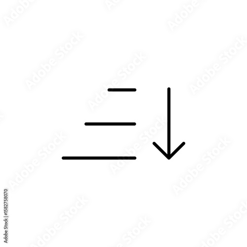 Sort Descending Icon for Data Table