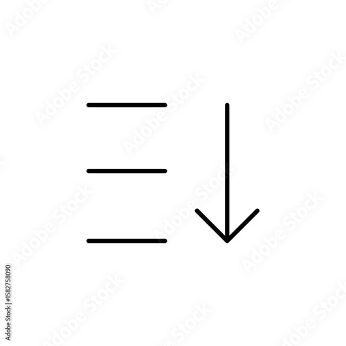 Sort Descending Icon for Data Table