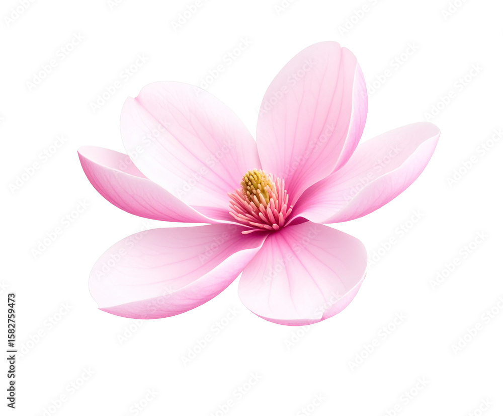 Fototapeta premium pink realistic flower