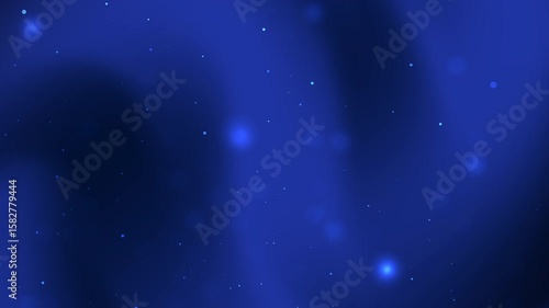 Wallpaper Mural Dark blue background with glowing particles in dark blue, suitable for technology, science, or futuristic design projects needing a dynamic visual. Torontodigital.ca