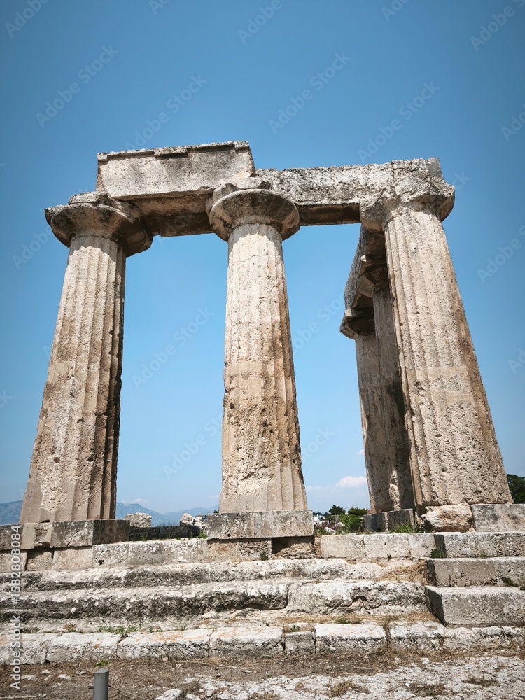 temple of apollo, Corinth , Greece temple of apollo, Corinth , Greece