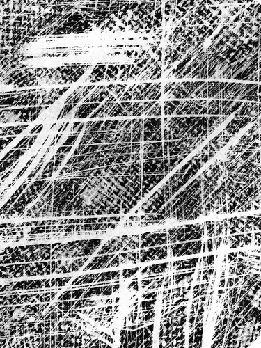Abstract black and white texture with intersecting lines creates a dynamic visual impression