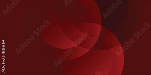 Red abstract background. Dynamic shapes composition modern arts