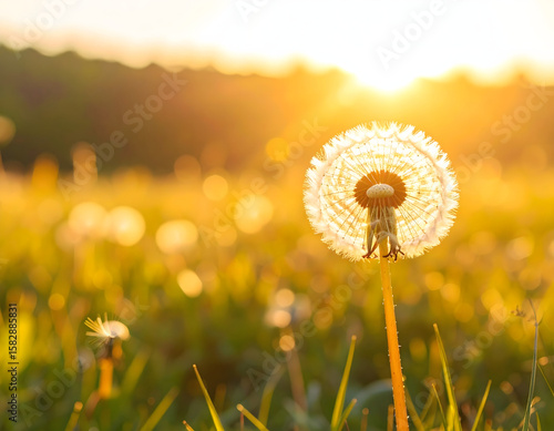 dandelion in the field