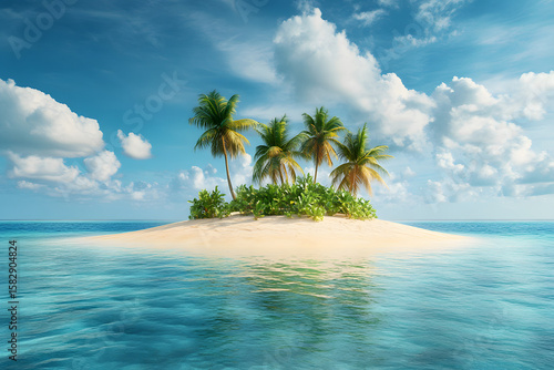 Fototapeta Naklejka Na Ścianę i Meble -  Tropical island paradise