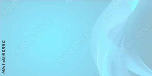 Abstract blue wave design with a flowing light pattern and gradient lines