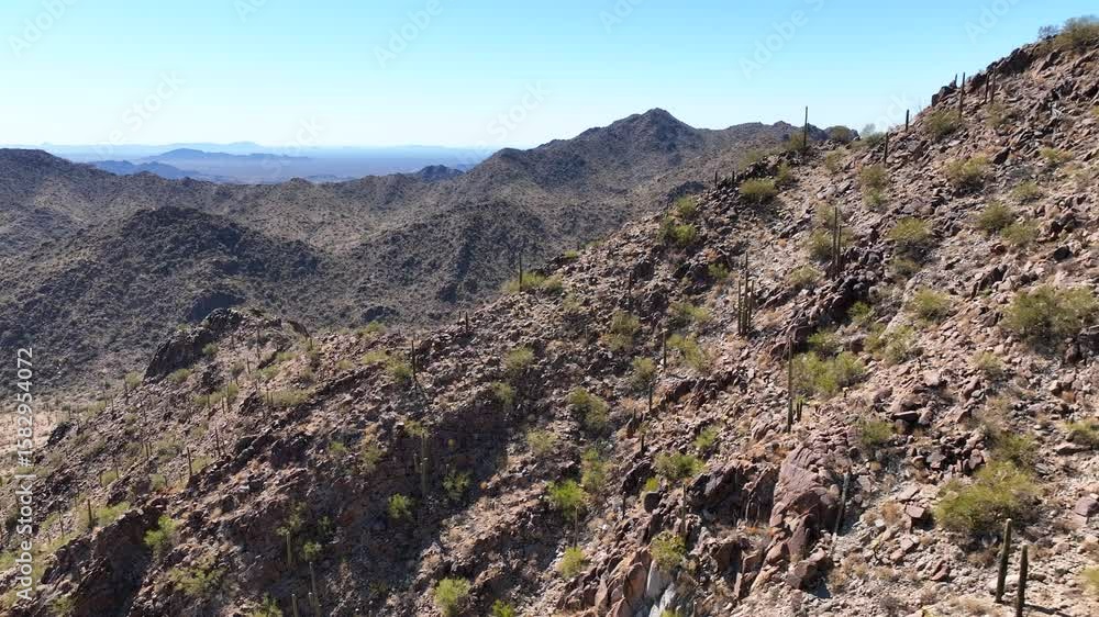 Aerial view of desert mountains landscape, United States. Aerial view of desert mountains landscape, United States.