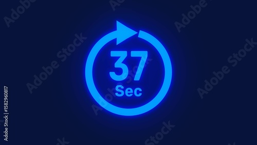 Free Download Countdown timer seconds illustration. Timer clock icon. - GFXLoad