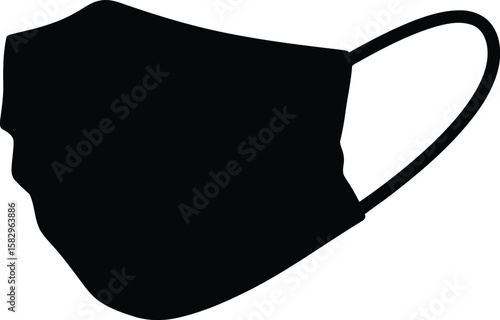 Face mask icon symbol corona virus protection 