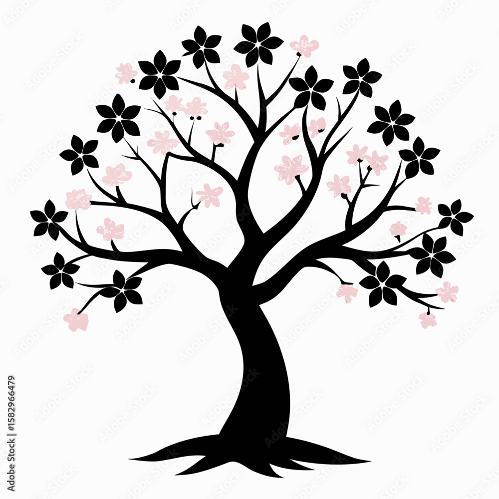 Fototapeta premium tree with birds