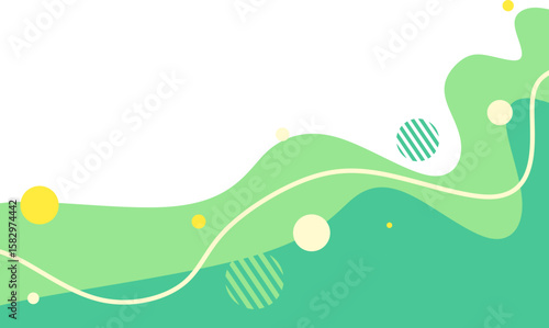 Abstract Blob Footer