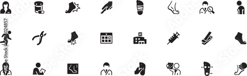 Voting & Election Icon Set – Ballot, Vote, Politics, Voter Icon, Democracy, Finger Mark, Electoral, Government Symbol