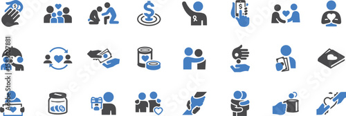 Finance & Payment Icon Set – Investment, Savings, Banking, Mobile Money, Wallet, Budget, Profit, Cash Flow