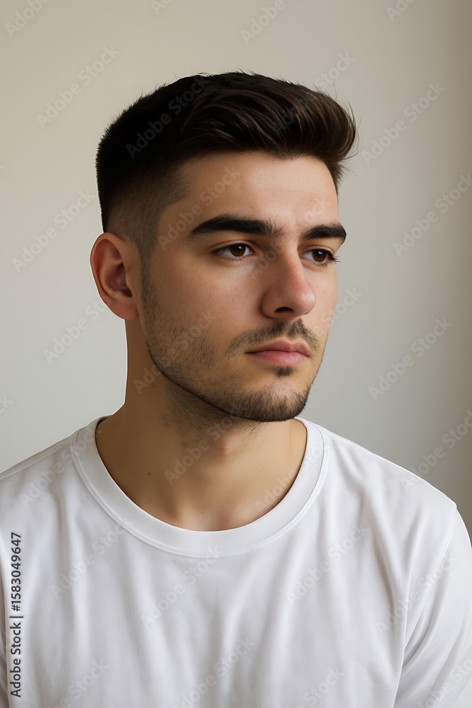 Fototapeta premium portrait of a handsome young man