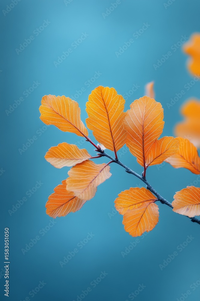Autumn Oak Leaves Background for Text Overlay Generative AI Autumn Oak Leaves Background for Text Overlay Generative AI