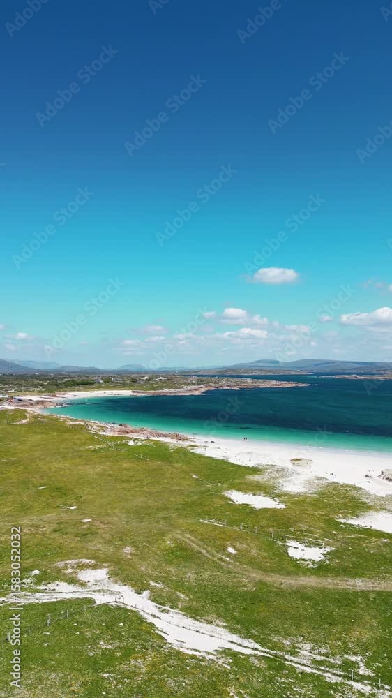 Dog's Bay Co. Galway - Ireland - 4K Vertical Cinematic Drone Footage 01 Dog's Bay Co. Galway - Ireland - 4K Vertical Cinematic Drone Footage 01