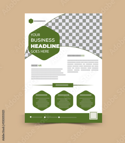 A4 Creative vector Marketing flayer template for grow your Business  digital unique Corporate flayer design, 
